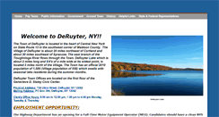 Desktop Screenshot of deruyternygov.us